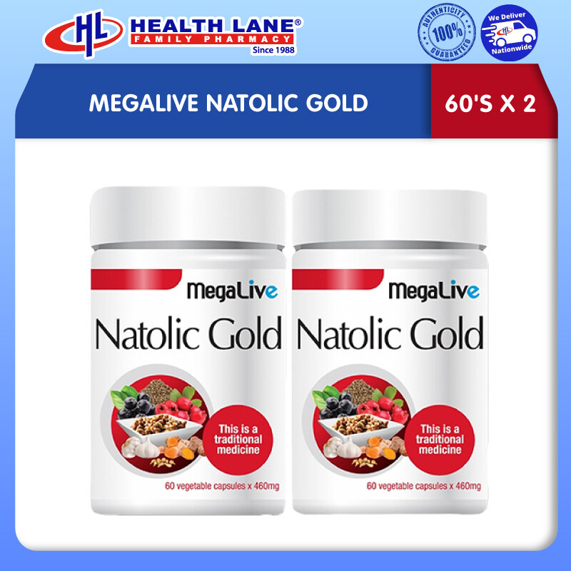 MEGALIVE NATOLIC GOLD (60'S X 2)